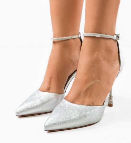 Pantofi dama Sennach Argintii